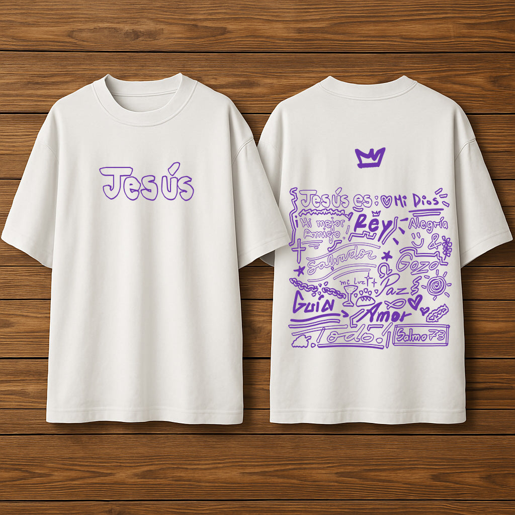 Camiseta "Jesús es"